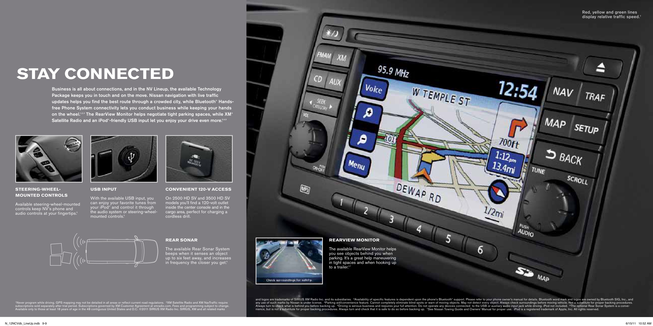 2012 Nissan NV Cargo Brochure Page 1
